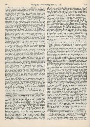 375-376 [Rezension] Traue, Georg, Die Wunder Jesu als Wort Gottes