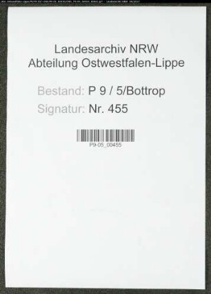 Namensverzeichnis Bottrop, Sterbefälle
