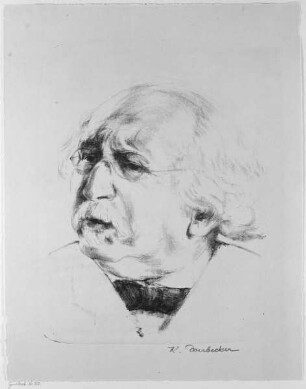 Bildnis Hermann Cohen (1842-1918), 1876-1912 Professor der Philosophie in Marburg