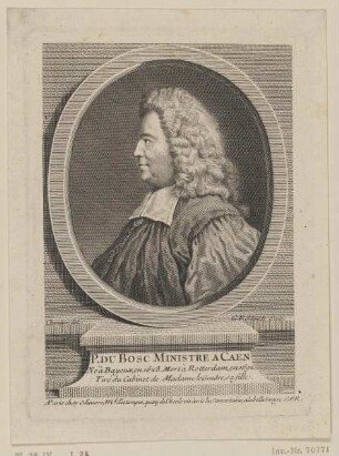 Bildnis des P. du Bosc