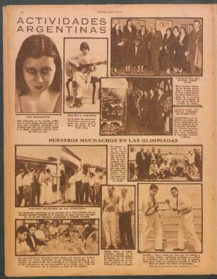 Actividades argentinas [Fotografías]