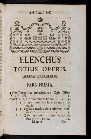 Mm2r-Mm4r, Elenchus Totius Operis
