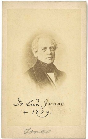 Jonas, Ludwig (1797–1859), Theologe, evang. Pfarrer in Berlin
