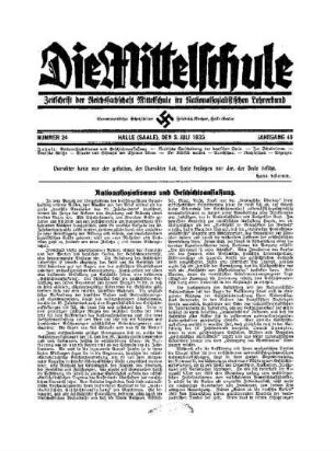 Nationalsozialismus und Geschichtsauffassung