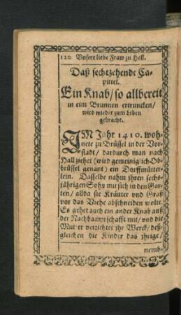 Daß sechtzehende Capittel.