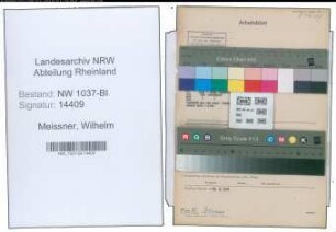 Entnazifizierung Wilhelm Meissner , geb. 07.06.1901 (Versich.Angestellter)