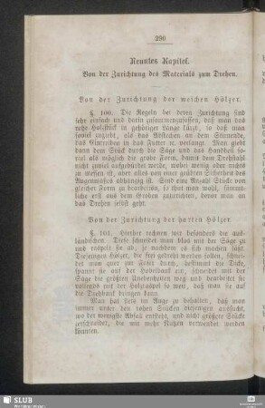 Neuntes Kapitel. Von der Zurichtung des Materials zum Drehen