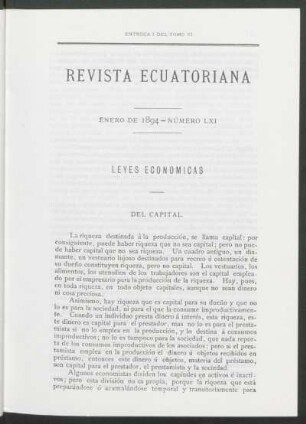 Leyes económicas : Del capital [y] Del capital tierra