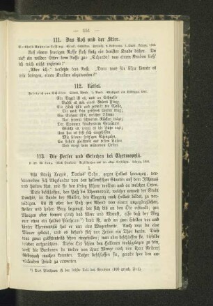 113. Die Perser und Griechen bei Thermopylä.