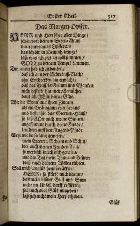 Das Morgen-Opffer – Die Ewigkeit