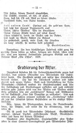 Gradierung der Alster.