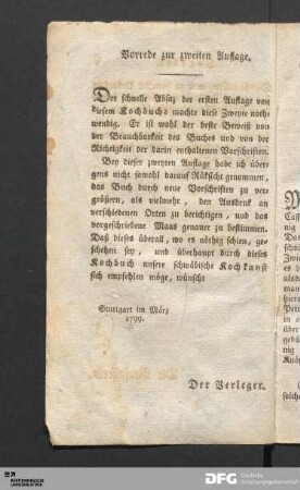 Vorrede zur zweiten Auflage.