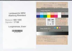 Entnazifizierung Erwin Lungenstrass, geb. 05.02.1911 (Kaufm.Angest.)