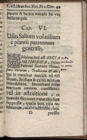 Cap. VI. Usus Salium volatilium e plantis paratorum generalis.