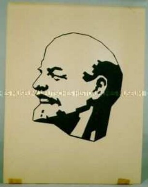 Porträt von W.I. Lenin