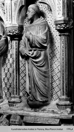 Altarpolyptychon : rechte Seitentabernakel : Heiliger Antonius