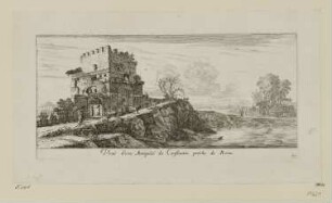 Veuë d’une antiquité de Constantin proche de Rome, Blatt 87 der Folge „Ansichten von Rom und Umgebung“