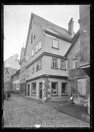 Ecke Rittergasse und Friedleinsgasse u.a. mit Häusern Karl Schönleber und Gebr. Hiller