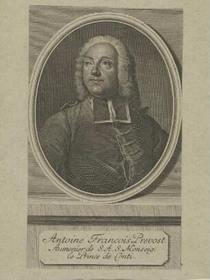 Bildnis des Antoine Francois Prevost