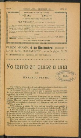 1922006264: Yo también quise a una