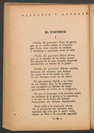 El porvenir