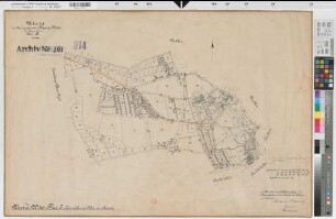 Werne (Werne), Umlegung Werne, Urkarte I Werne Stadt Flur 6