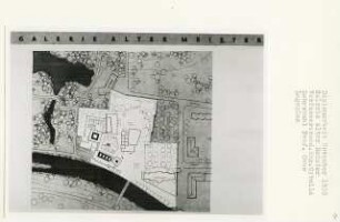 Galerie Alter Meister, Berlin-Tiergarten (Diplomarbeit bei Karl Wilhelm Ochs): Lageplan
