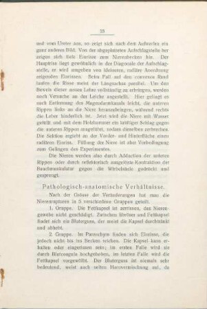 Pathologisch-anatomische Verhältnisse.