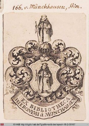 Wappen des Hieronymus von Münchhausen
