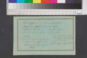 Einträge Bl. 51 - 57