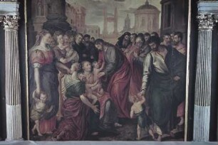 Gestühl der Nordwand — Jesus segnet die Kinder