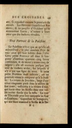 Vrai Portrait de la Palestine.