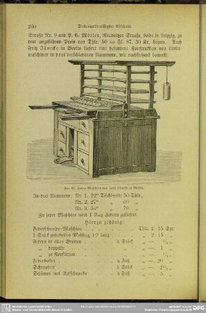 Fig. 61. Liniir-Maschine von Fritz Jänecke in Berlin
