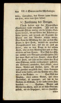 b) Fortsetzung des Vorigen.