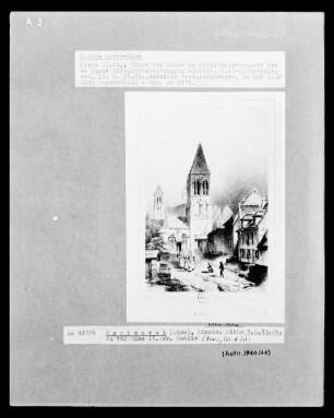 Die ehemalige Benediktinerinnen-Abteikirche Notre-Dame in Morienval