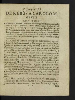 Caput II. De Rebus A Carolo M. Gestis