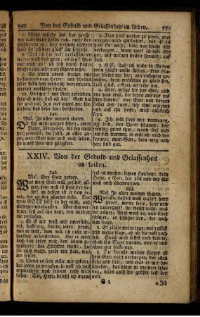 XXIV. Von der Geduld und Gelassenheit im Leiden. - XXXI. Von der Zubereitung zum Tode.