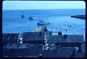 Landemole der Insel Helgoland