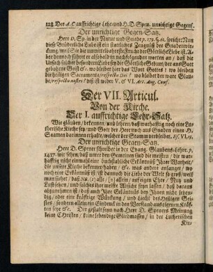 128-135, Der VII. Articul