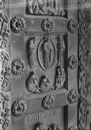 Bronzetür des Westportals — Verklärung Christi