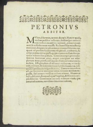 Petronius Arbiter.