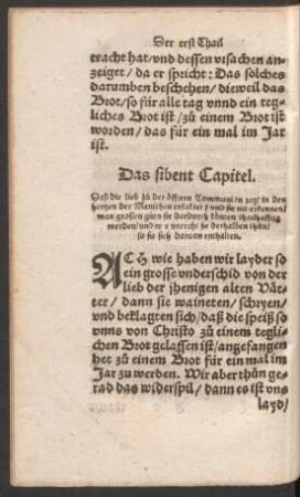 Das sibent Capitel.