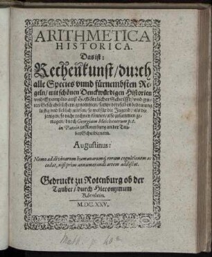 [3]: Arithmetica Historica