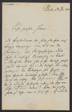 Brief an B. Schott's Söhne : 28.12.1894