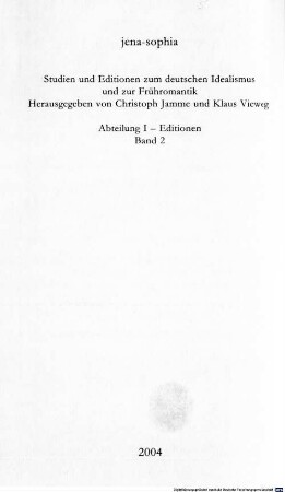 Philosophie der Kunst oder Ästhetik : nach Hegel, im Sommer 1826. Mitschrift Friedrich Carl Hermann Victor von Kehler