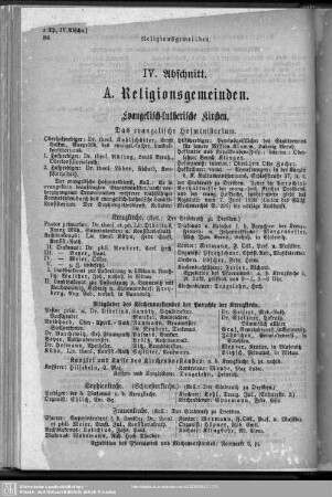 IV. Abschnitt. Religionsgemeinden und Schulen.