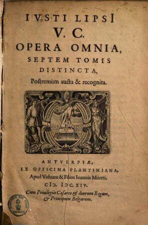 Opera omnia : septem tomis distincta. [1], Opera omnia quae ad criticam proprie spectant