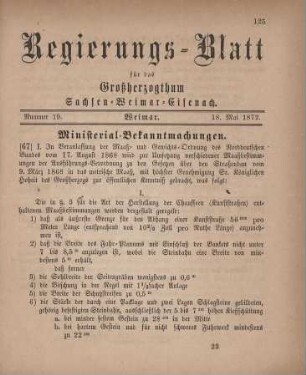 Nr. 19 : 18. Mai 1872