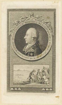 Bildnis des Maximil Julius Leopold, Herzog zu Braunschweig u. Lüneb.