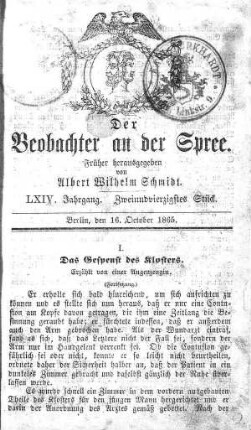 42. Stück, 16. October 1865